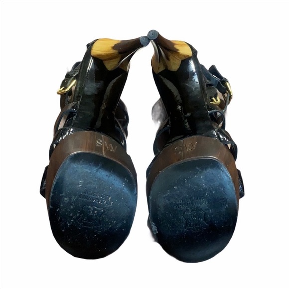 Stuart Weitzman Timber Platform Sandals Size 10.5 - Picture 6 of 9